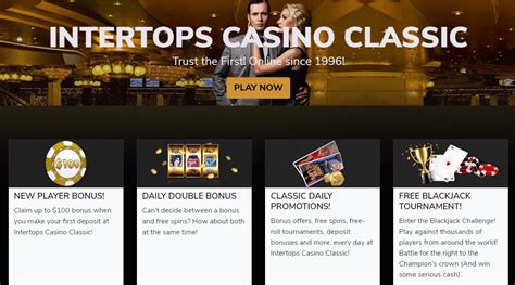 Intertops casino has every slot machine this classic game company has to offer, including the latest and greatest titles from RTGs portfolio. . Intertops classic casino